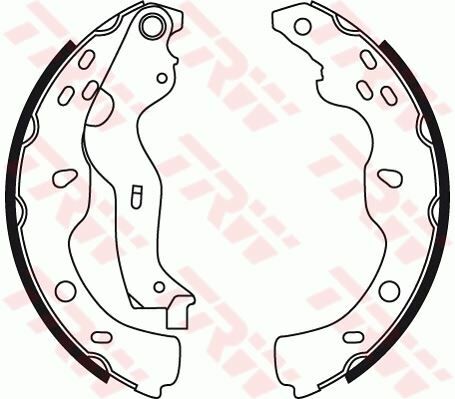 ARKA PABUÇ BALATA FIAT SEDICI 1.6-1.9 DMTJ 06 SUZUKİ SX4 1.5-1.6 VVT-1.6 DDiS-1.9 DDiS-2.0 06