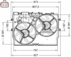 FAN. RADİATOR FIAT DUCATO 250. 290 06-