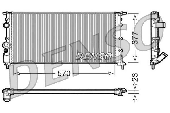 RADİATOR. ENGİNE COOLİNG RENAULT MEGANE I 96-03