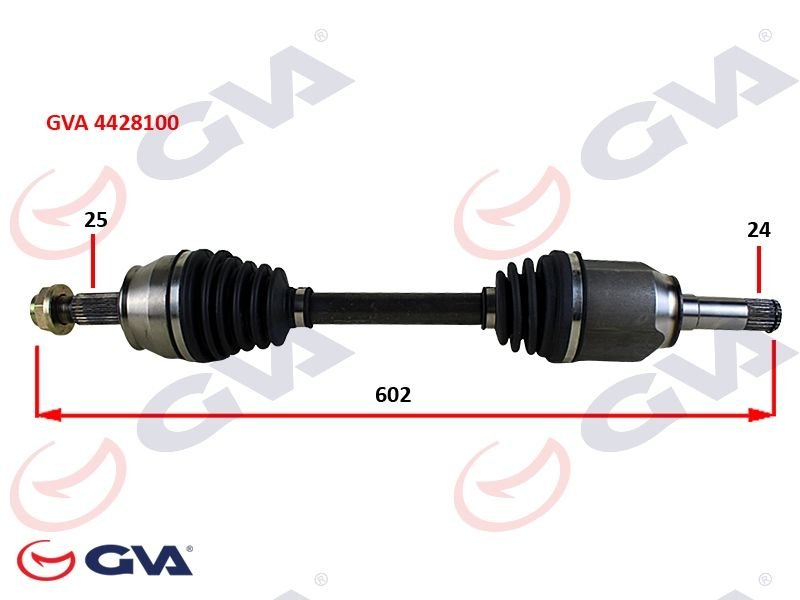 KOMPLE AKS SOL MİLLİ AKS LALE Lİ GRANDE PUNTO 1.3 MTJ 05- 75HP 602mm