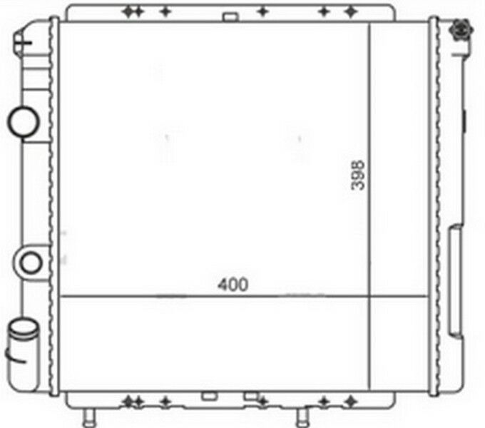 RADYATÖR R9 1.4 ENJ 400X396X34