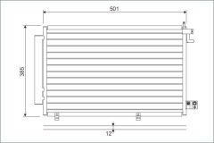 KLIMA RADYATORU KONDENSERİ FIESTA VI 1.25 1.4 16V 1.4TDCI 08 14