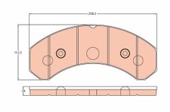 DİSK BALATA ÖN DAF LF 45