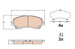 ÖN BALATA RENAULT KADJAR 15 NISSAN XTRAIL14 NISSAN QASHQAI 1.2 DIG-T NISSAN QASHQAI II SUV J11. J11 1.2 DIG-T