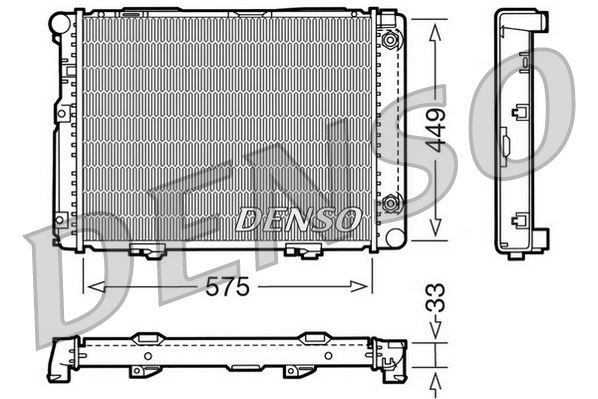 RADİATOR. ENGİNE COOLİNG MERCEDES-BENZ 190 W201 82-93