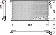 CONDENSER. AİR CONDİTİONİNG PEUGEOT 106 II 96-04