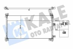 KONDENSER BRAZING AL/AL CITROEN C5 III-C6-PEUGEOT 508 I-508 SW I KONDENSER