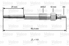 KIZDIRMA BUJISI PARTNER-BERLINGO-JUMPY-SCUDO-XSARA-P206-P306-EXPERT-C15 1.9 D DW8-DW8B 00 P106-SAXO-XSARA-AX-ZX TUD5 1.5 DIZEL 94