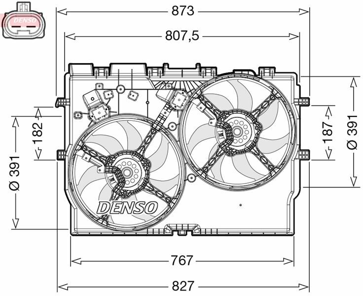 FAN MOTORU DAVLUMBAZLI CIFTLI FIAT DUCATO III 06 2.3JTD