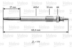 KIZDIRMA BUJİSİ PARTNER-BERLINGO-P206-P306-P307-P308-P406-P407-P508-XSARA-EVASION-JUMPY-C4-C5- EXPERT-BOXER-JUMPER-DUCATO 2.0-2.2 HDI-JTD