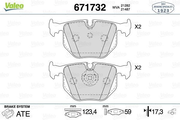 ARKA BALATA BMW E46 00-05 E38 96-01 E83 04 E53 00 R.ROVER 4.2 4.4 3.0TD6 3.6TD8 06 1