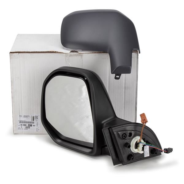 DIŞ DİKİZ AYNASI SOL BERLINGO-PARTNER 08 ELEKTRİKLİ ISITMALI ASTARLI KONVEKS VM-6118EHPL