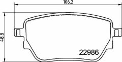 FREN BALATASI ARKA MERCEDES W177 V177 W247 C118 X118 H247 X247