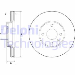ÖN FREN DİSKİ CHEVROLET AVEO T300 1.2 16v / AVEO T300 1.4 16v 11 14 256X24X60X45.5X4DL HVL 14 JANT