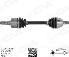 ÖN AKS KOMPLE SOL FORD MONDEO IV 2.0 TDCI 07 14 OTOM.