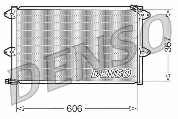 CONDENSER. AİR CONDİTİONİNG SEAT CORDOBA 6K1 93-99