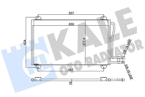 KLIMA RADYATORU MERCEDES SPRINTER B901 B905 95 06