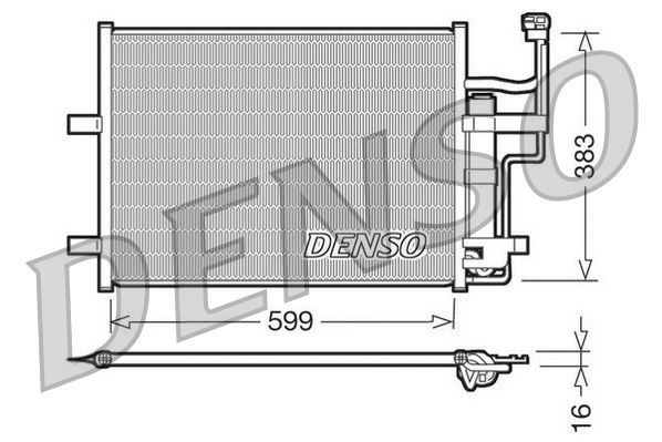CONDENSER. AİR CONDİTİONİNG MAZDA 3 00-09