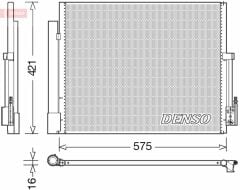 CONDENSER. AİR CONDİTİONİNG OPEL MERIVA B 10-17
