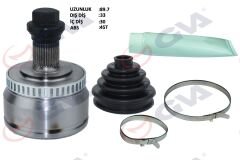 AKS KAFASI DIŞ ÖN A4-PASSAT 1.8T 96-01 ABS Lİ 45 DİŞ 33x30x53 92mm