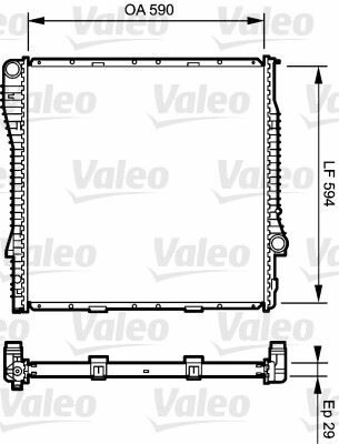 MOTOR SU RADYATORU BMW M54 M57 M62 E53 03 06