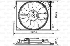 FAN 380 watt RENAULT Megane. Laguna. Scenic