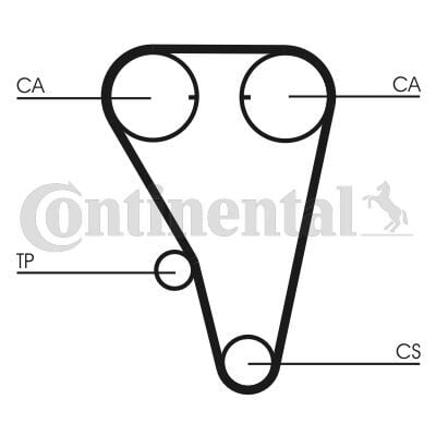 TRİGER KAYIŞI 132x230 LANDROVER DISCOVERY 2.0 16V 93-98 ROVER 220 420 600 620 820 2.0 16V CT803
