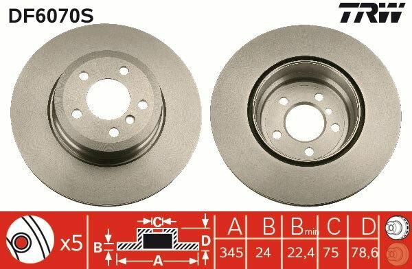 FREN DISKI ARKA ADET BMW E70 F15 E71 F16