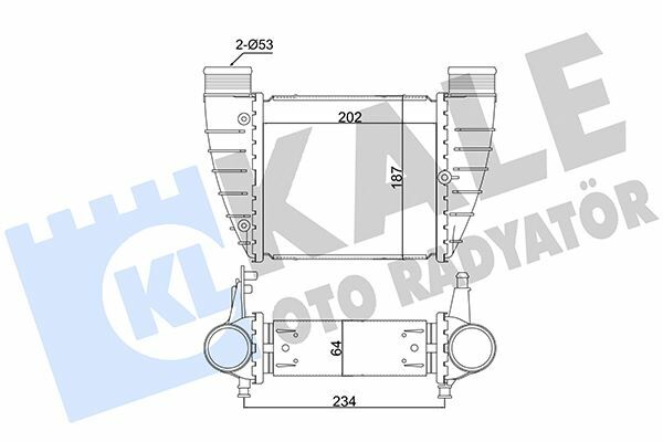 İNTERCOOLER A4 2.0TDI-2.0 TFSI 00