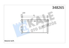 RADYATÖR AL/MKNK FELICIA I-FELICIA II-VOLKSWAGEN CADDY II MT