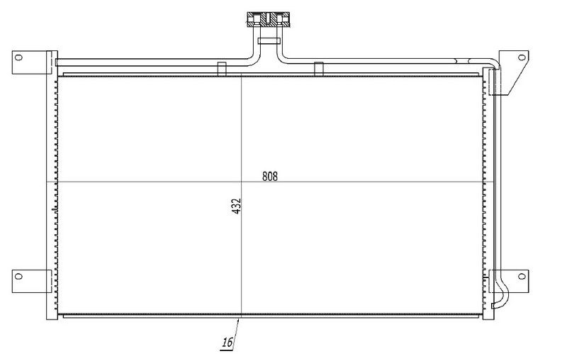 KLİMA KONDENSERİ SCANIA 4-SERİES R 94-T 114-T 124-T 144 95 OTO.-MEK.