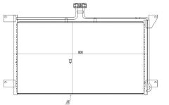 KLİMA KONDENSERİ SCANIA 4-SERİES R 94-T 114-T 124-T 144 95 OTO.-MEK.