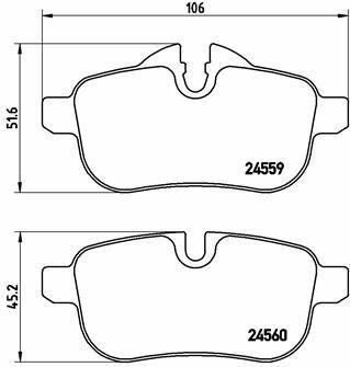 ARKA BALATA BMW E89 Z4 sDrive 23İ sDrive 30İ 09 sDrive 20İ sDrive 28İ 11 sDrive 18 i 13