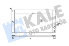 RADYATÖR VOLVO C30-C70 II-S40 II-V50 AL-PL-BRZ 650X376X24