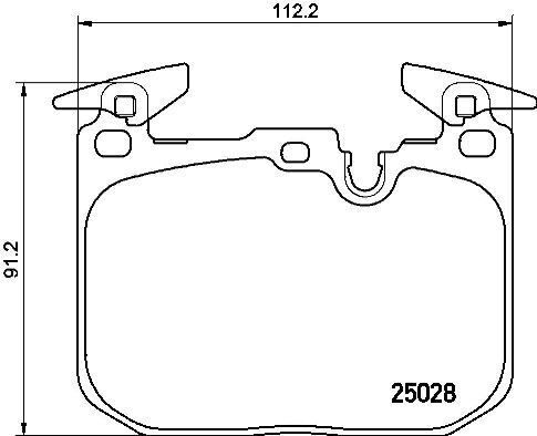 ÖN BALATA BMW 1 SERİ F20-F21 114-116-118-120-125 10 F22 F23 F30-F31-F34 F33 F82 GDB1943