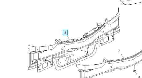 PANEL ARKA SACI KOMPLE F69 INSIGNIA A 09 17