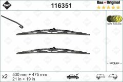 SİLECEK SÜPÜRGESİ ÖN ESKİ TELLİ TİP GOLF4 BORA 530 X 475mm