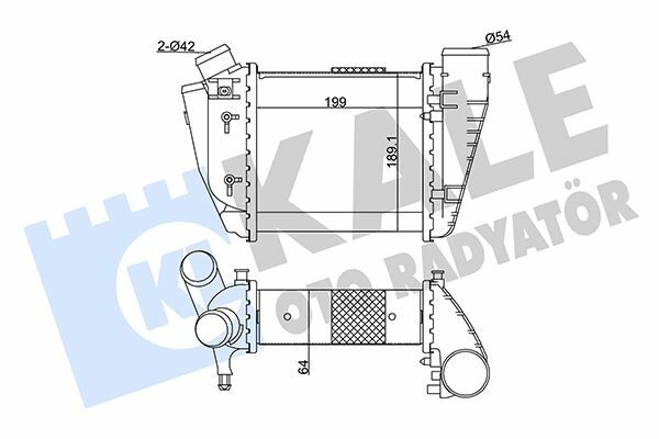 İNTERCOOLER A4 2.5 TDI 03