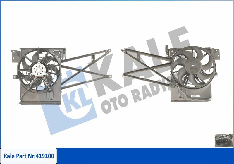 KLİMA FAN MOTORU KOMPLE DAVLUMBAZLI VECTRA B 1.6-1.8-2.0-2.5 120W-310mm