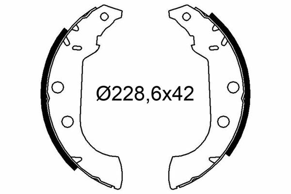 PABUÇLU FREN BALATASI CIT XSARA ZX PEU 306 405