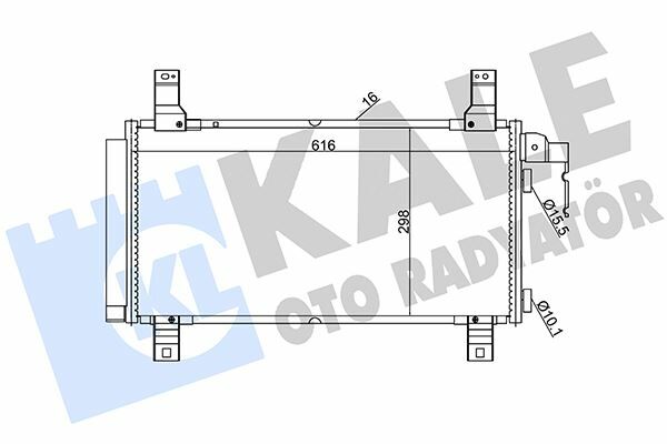KLİMA KONDENSERİ BMW 6-SERİSİ AL-AL 652X322X16