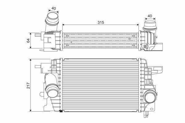 TURBO RADYATÖRÜ OPEL VAUXHALL MERIVA B