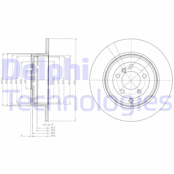 FREN DİSKİ ÇİFTLİ PAKET . DELİKSİZ ARKA LAND ROVER RANGE ROVER 02/2002 07/2012