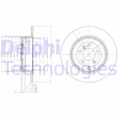 FREN DİSKİ ÇİFTLİ PAKET . DELİKSİZ ARKA LAND ROVER RANGE ROVER 02/2002 07/2012