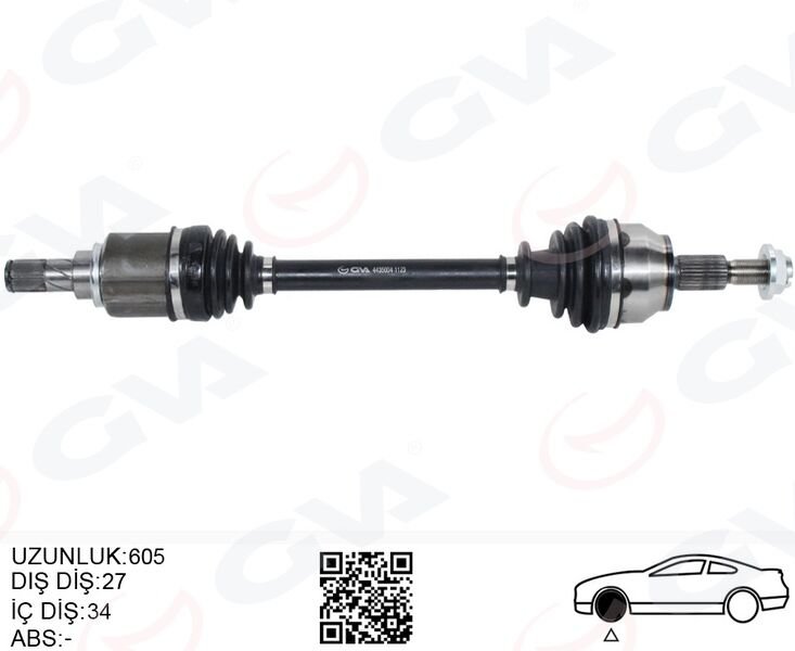 ÖN AKS KOMPLE SOL FORD FOCUS III 1.6 TI 11 17 BENZINLI