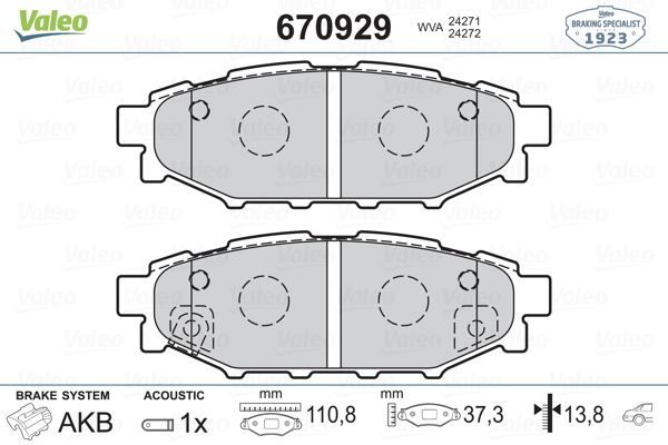 ARKA BALATA SUBARU FORESTER 08 13 IMPREZA 08 12 LEGACY 03 OUTBACK 03-09 XV 12