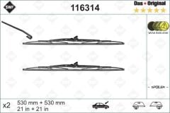 ÖN SİLECEK SÜPÜRGESİ TAKIM PASSAT VOLVO S70 V70 TRANSPORTER T4 530 530 mm