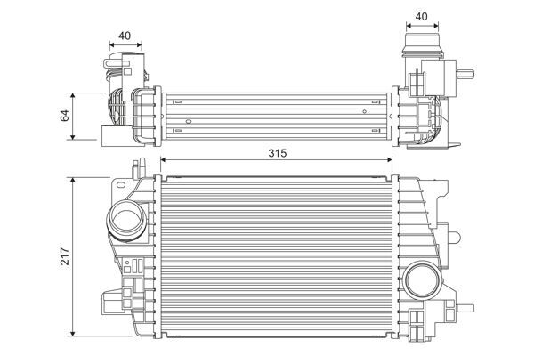 TURBO RADYATÖRÜ OPEL VAUXHAL MERIVA B