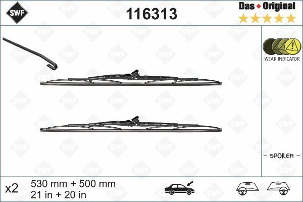 SİLECEK SWF 53 50 X2 ST YT BMW E36 VOLVO S40 95-04 A4 MONDEO 93-00 SAAB 9.3 900