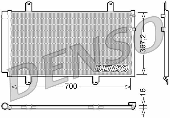 CONDENSER. AİR CONDİTİONİNG TOYOTA CAMRY V4 06-11